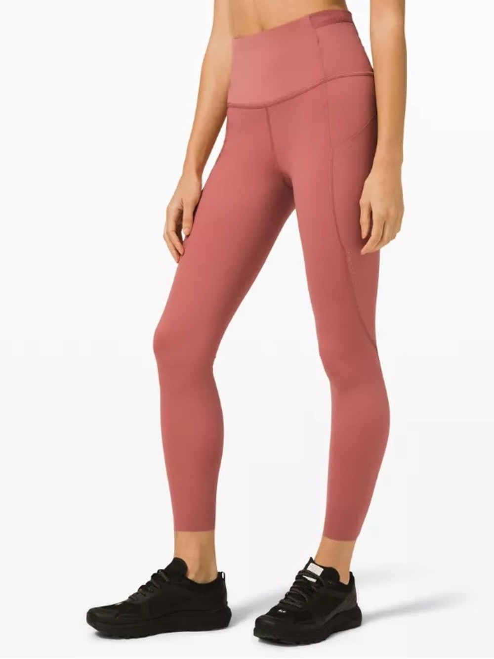 Lululemon Fast and Free High-Rise Tight 25" Cherry Tint